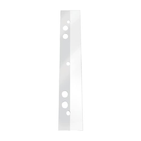 Q-Connect® Abheftstreifen mit Universallochung - A5, 12,5 cm lang, 10 Stück