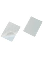 Durable Selbstklebetasche POCKETFIX® - 57x90 mm, seitlich offen, transparent, 100 Stück
