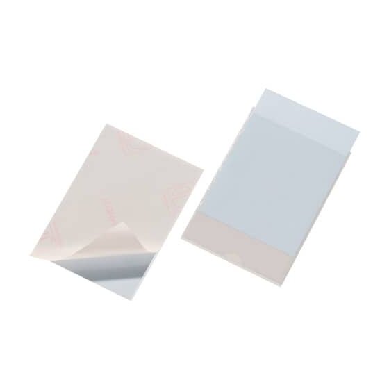 Durable Selbstklebetasche POCKETFIX® - 148x105 mm, seitlich offen, transparent, 10 Stück