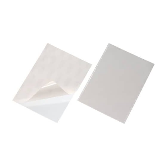 Durable Selbstklebetasche POCKETFIX® - 210x297 mm, oben offen, transparent, 3 Stück