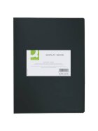 Q-Connect® Sichtbuch - 20 Hüllen, Einband PP, 450 mym, schwarz