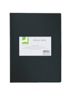 Q-Connect® Sichtbuch - 40 Hüllen, Einband PP, 450 mym, schwarz
