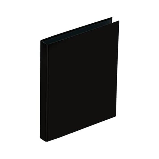 Pagna® Ringbuch Basic Colours - A5, 2-Bügel-Mechanik, Ring-Ø 20mm, schwarz