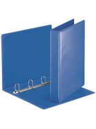 Esselte Ringbuch Präsentation, mit Taschen, A4, PP, 4 Ringe, 30 mm, blau