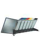 Durable Sichttafelsystem SHERPA® - Erweiterungsmodul für 10 Tafeln A4, anthrazit/grau