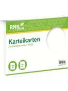 RNK Verlag Karteikarten - DIN A4, blanko, weiß, 100 Karten