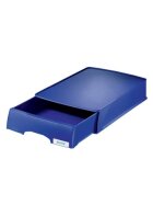 Leitz 5210 Briefkorb Plus mit Schublade, A4, Polystyrol, blau