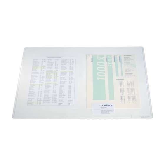 Durable Schreibunterlage DURAGLAS® - 530 x 400 mm, transparent