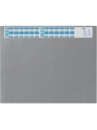 Durable Schreibunterlage mit Jahreskalender - PVC, 650 x 520 mm, grau