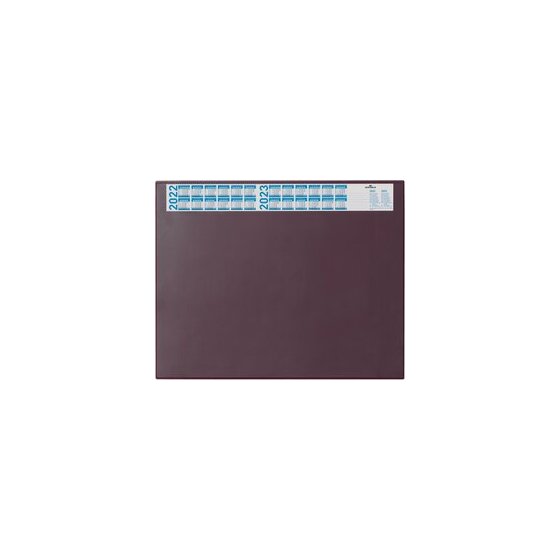 Durable Schreibunterlage mit Jahreskalender - PVC, 650 x 520 mm, rot