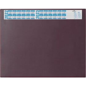Durable Schreibunterlage mit Jahreskalender - PVC, 650 x 520 mm, rot
