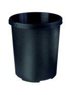 HAN Großpapierkorb KLASSIK XXL - 50 Liter, rund, extra stabil, schwarz