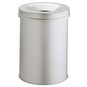 Durable Papierkorb Safe rund 15 Liter, grau