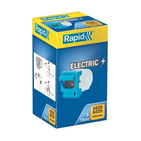 Rapid® Heftklammern 5020 - Kassette für elektrisches Heftgerät 5020e, 2x1500 Stück