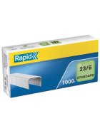 Rapid® Heftklammern 23/6mm Standard, verzinkt, 1000 Stück