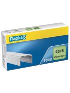 Rapid® Heftklammern 23/8mm Standard, verzinkt, 1000 Stück