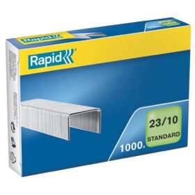 Rapid® Heftklammern 23/10mm Standard, verzinkt, 1000...