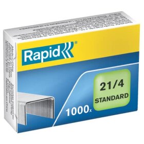 Rapid® Heftklammern 21/4mm Standard, verzinkt, 1000...