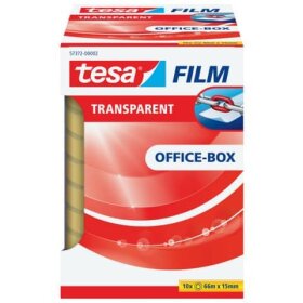 tesa® Klebefilm Office Box - transparent, 15 mm x 66...