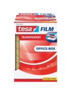 tesa® Klebefilm Office Box - transparent, 19 mm x 66 m, 8 Rollen