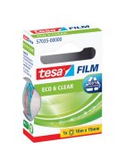 tesa® Klebefilm Eco & Clear - unsichtbar, 15 mm x 10 m