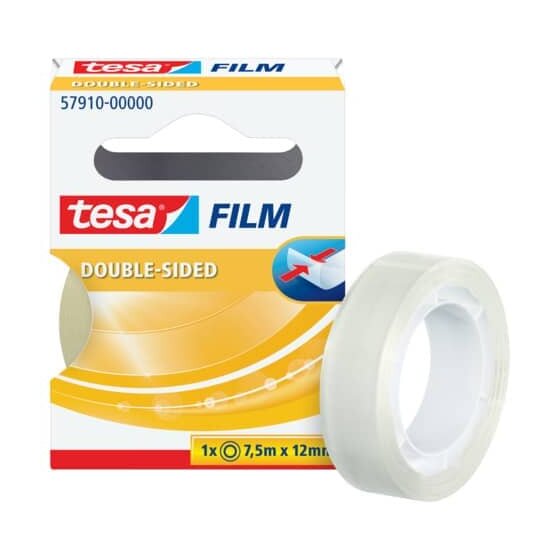 tesa® Klebefilm doppelseitig - 12 mm x 7,5 m