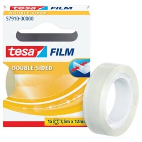 tesa® Klebefilm doppelseitig - 12 mm x 7,5 m