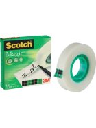 Scotch® Klebeband Magic™ 810, Zellulose Acetat, unsichtbar, beschriftbar, 33 m x 12 mm