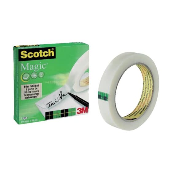 Scotch® Klebeband Magic™ 810, Zellulose Acetat, unsichtbar, beschriftbar, 66 m x 19 mm
