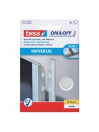 tesa® On & Off Klettpunkte - Ø 16 mm, weiß, selbstklebend