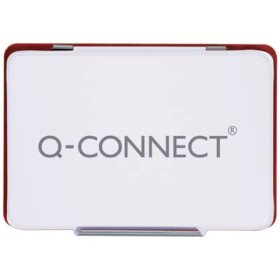 Q-Connect® Stempelkissen 9 x 5,5cm rot