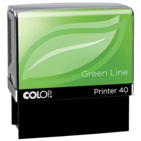 COLOP® Printer 40 Green Line - max . 6 Zeilen, 23 x...
