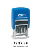 COLOP® Mini-Dater - 4 mm Ziffernstempel, 6 Bänder