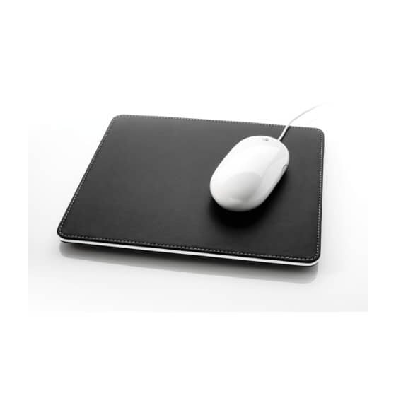 SIGEL Mousepad Eyestyle - Lederimitat, white
