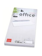 Elco Briefumschlag Office - C6/5, hochweiß, haftkelbend, Innendruck, ohne Fenster, 80 g/qm, 25 Stück.