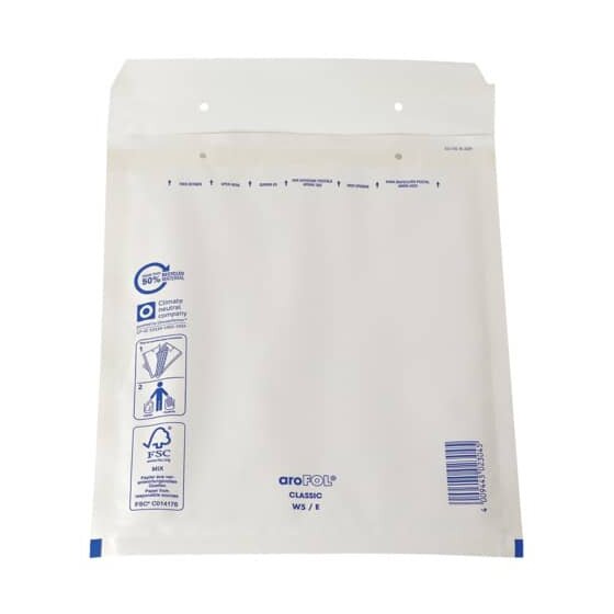 aroFOL® Luftpolstertaschen Nr. 5, 220x265 mm, weiß, 100 Stück