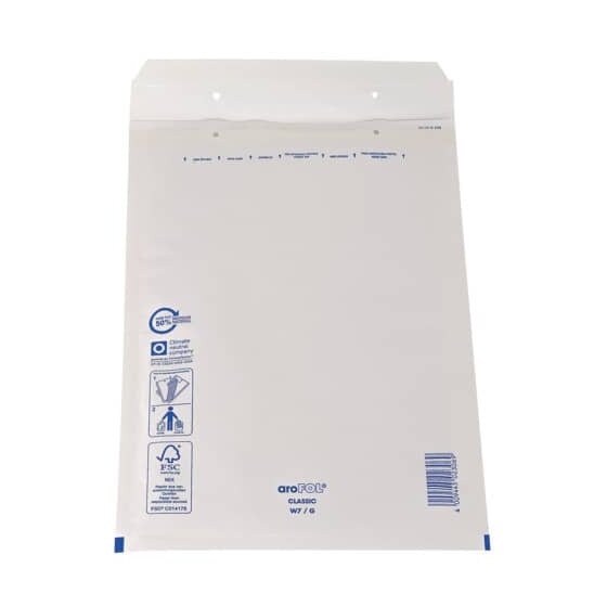 aroFOL® Luftpolstertaschen Nr. 7, 230x340 mm, weiß, 100 Stück