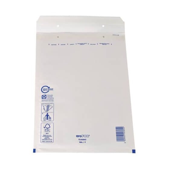 aroFOL® Luftpolstertaschen Nr. 6, 220x340 mm, weiß, 10 Stück