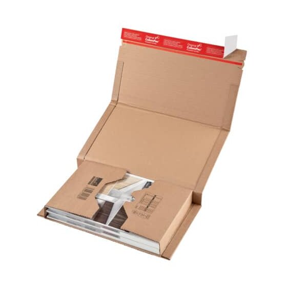 ColomPac® Klassische Versandverpackung zum Wickeln 251x165x60 mm (A5+), braun