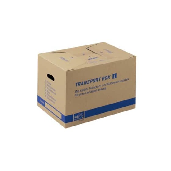 tidyPac® Transportboxen 500x350x355 mm, braun