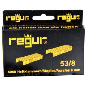Regur® Heftklammern 53/8, 5000 Stück