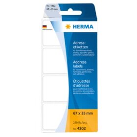 Herma 4302 Adress-Etiketten - 67 x 35 mm, selbstklebend,...
