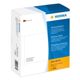 Herma 4331 Adress-Etiketten - einzeln mit Abziehlasche,...