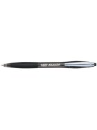 BiC® Druckkugelschreiber ATLANTIS® Soft - 0,4 mm, schwarz (dokumentenecht)