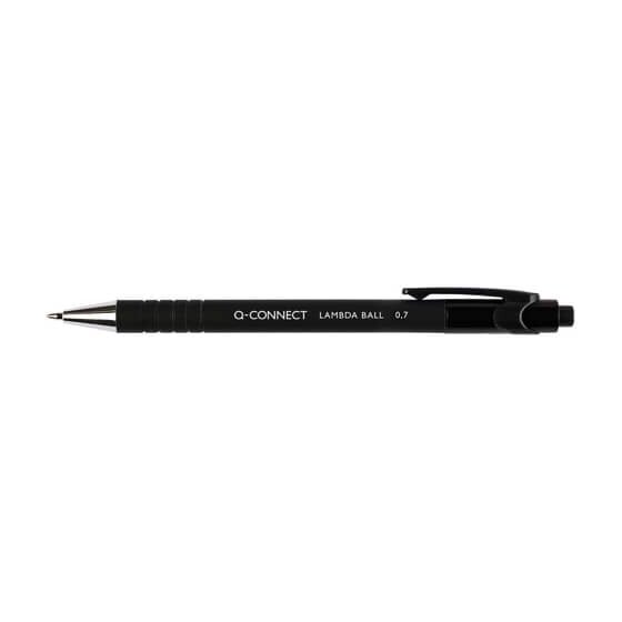 Q-Connect® Kugelschreiber Lambda - 0,5 mm, schwarz