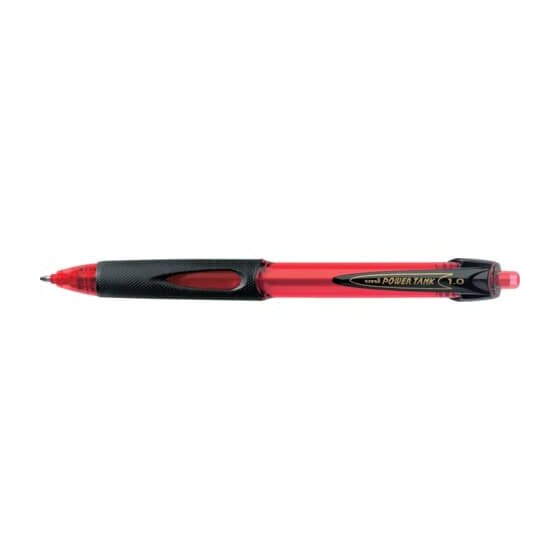 uni-ball® Gel-Kugelschreiber POWER TANK - 0,4 mm, rot (dokumentenecht)