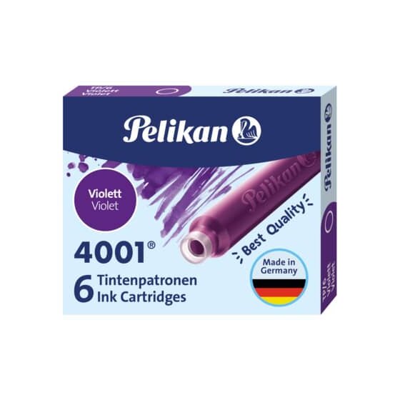 Pelikan® Tintenpatrone 4001® TP/6 - violett, 6 Patronen