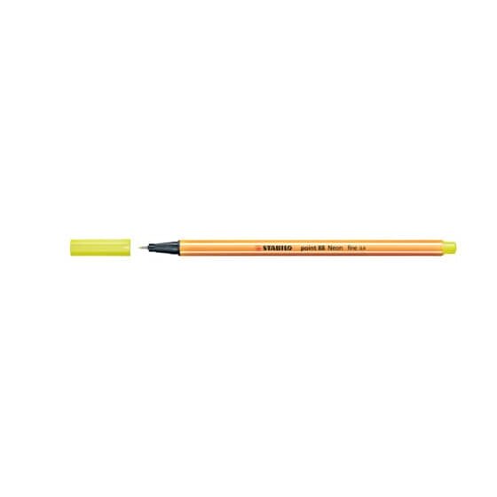 STABILO® Fineliner - point 88 - Neonfarbe, leuchtfarbengelb