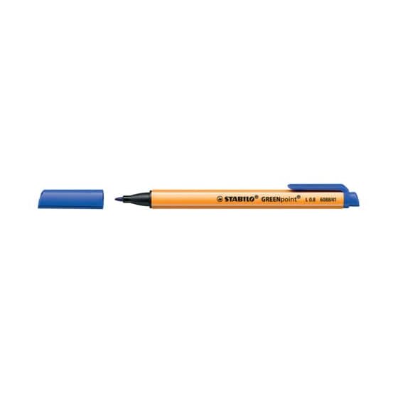 STABILO® Filzschreiber GREENpoint® - 0,8 mm, blau