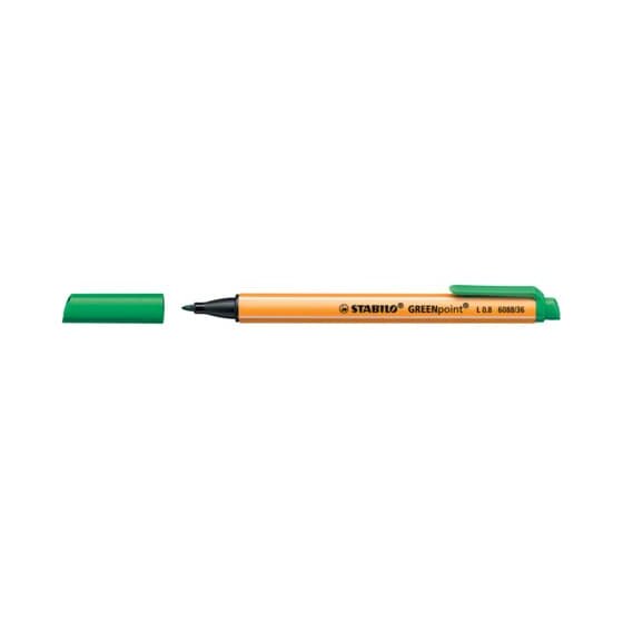STABILO® Filzschreiber GREENpoint® - 0,8 mm, grün